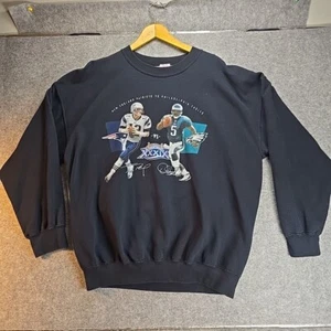 Vintage Super Bowl XXXIX New England Vs Philadelphia Sweatshirt Size XL - Picture 1 of 8
