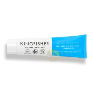 Dentifrice aloe vera, arbre à thé et fenouil sans fluor Kingfisher - Foto 1 di 2
