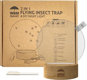 Mosquito Repellent Lamp with LED Light | USB Touch Dimmer Switch & Refill Paper - Picture 1 of 12
