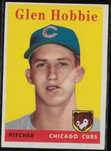 1958 Topps Béisbol Glen Hobbie #467!  ¡Envío bajo para varios artículos! - Imagen 1 de 2
