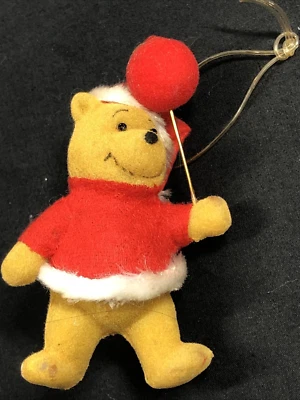 复古小熊维尼装饰带气球台湾 4 英寸高。 — 第 1/4 张图片