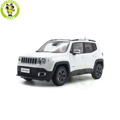 1/18 Jeep Renegade White Diecast Model Toy Car Gifts For Friends - Image 1 of 4