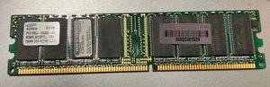 Samsung M368L3223DTL-CB0 256MB DDR1 RAM PC2100U 266 MHz CL2.5 DIMM - Picture 1 of 2