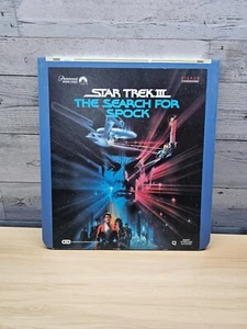 STAR TREK III - THE SEARCH FOR SPOCK VIDEODISC - 1984 - WILLIAM SHATNER - Picture 1 of 2