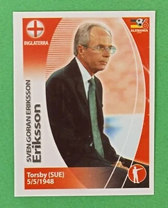 2006 Navarrete Germany World Cup FIFA Action #072 SVEN GORAN ERIKSSON Sticker - Picture 1 of 2