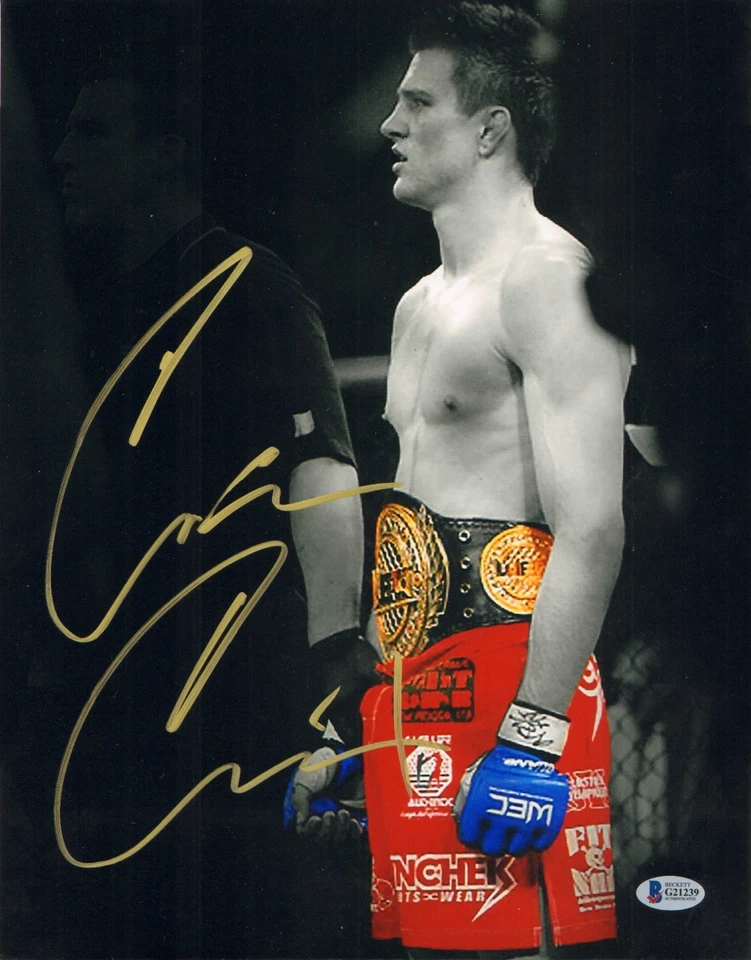 FOTO 11X14 FIRMADA POR CARLOS CONDIT CERTIFICADO DE AUTENTICIDAD BAJO UFC 195 154 143 WEC CHAMP C Foto 1 de 1