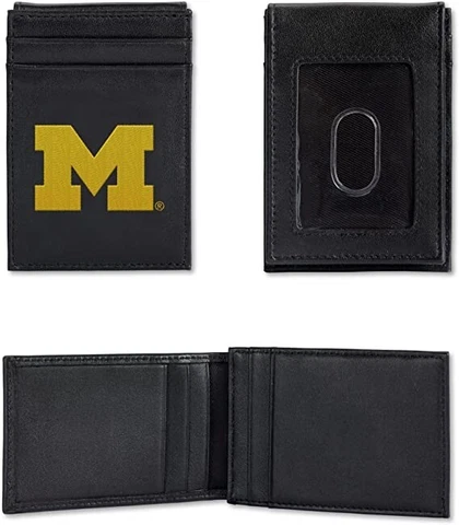 Michigan Wolverines NCAA Embroidered Front Pocket Wallet Cover