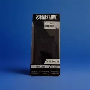 BLACKHAWK Level 2 Duty Holster Taser X2 -Matte Finish - New Open Box - RH - Picture 1 of 11