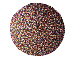 118 Cm Round Wool Felt, Ball Rug, Room Felt, Ball Carpet, Room Felt, Carpet Felt - Picture 1 of 5