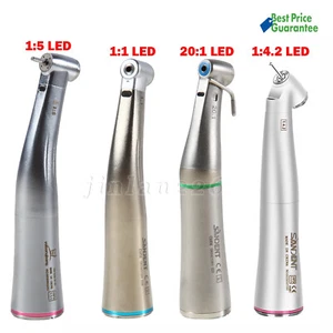 Electric Handpiece Dental 1:1 1:5 Fiber Optic Contra Angle 45° Surgical NSK Type - Picture 1 of 37