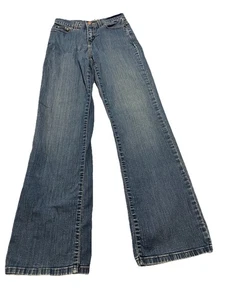 Levis 512 Perfectly Slimming Bootcut Damen Blue Denim Jeans Gr. 4M Slim Fit - Bild 1 von 15
