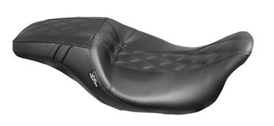 Selle 2-up Outcast Gt avec dossier noir Le Pera Harley-Davidson Touring Lk-98 - Photo 1/2