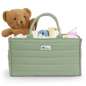 Baby Diaper Caddy Organizer, Stylish Storage Basket for Newborn Essentials & ... - Picture 1 of 7