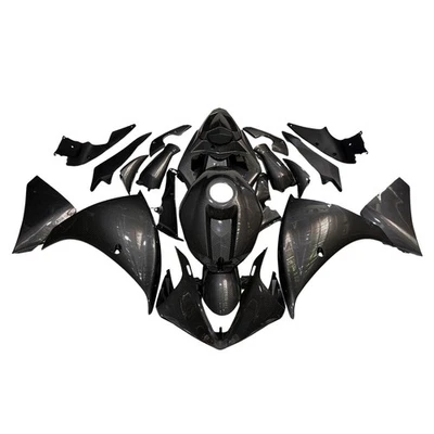 Carbon Fiber Effect Fairing Kit + Tank For Yamaha YZF R1 2009 2010 2011 Bodywork - Image 1 of 4