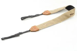 Rara [Ecc+5] Cinghia Fotocamera Nikon Vintage Collo Spalla Uccellino Punti dal GIAPPONE - Foto 1 di 11