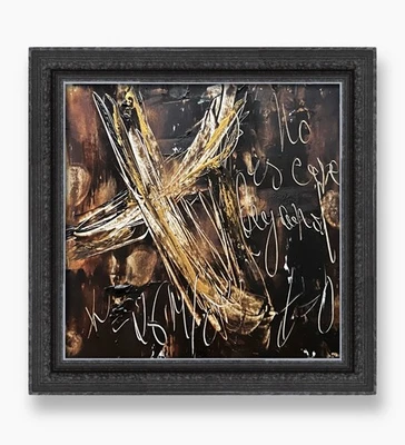 Horizonte de eventos arte original enmarcado física fórmula pintura tecnología oficina arte de pared Foto 1 de 4