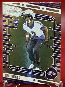 2024 Panini Absolute Nate Wiggins #130 RC Baltimore Ravens - Picture 1 of 2