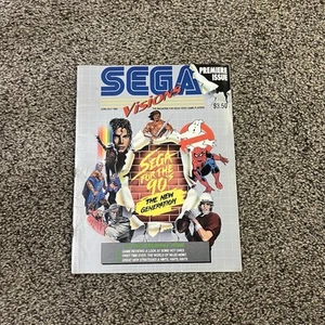 Sega Visions Premiere Issue Magazin Juni/Juli 1990 Ausgabe 1 mit Karten ohne Poster - Bild 1 von 18