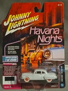 *READ*Johnny Lightning Havana Nights 1950 Olds Rocket 88 WHITE LIGHTNING Chase - Picture 1 of 10