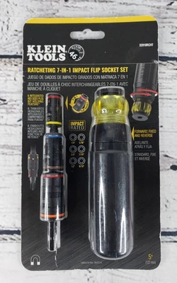 Комплект откидных головок Klein Tools 7-в-1 с трещоткой 32910RCHT - Изображение 1 из 2