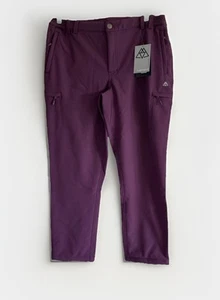 Haimont Women's Soft Shell Winter Hiking Pants Fleece Lined W/ 6 Pockets Purple - Picture 1 of 10