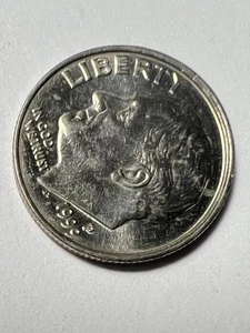 1999 P Roosevelt Dime Errors "Double Rim" on Coin Rare!! - Picture 1 of 9