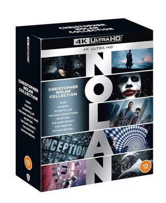 Christopher Nolan: 8-Film Collection 4K Ultra HD Blu ray [Region Free] - NEW - Image 1 of 2