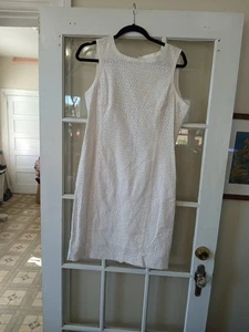 Talbots Damen ärmelloses Kleid weiß keine Größe siehe Bilder**  - Bild 1 von 8
