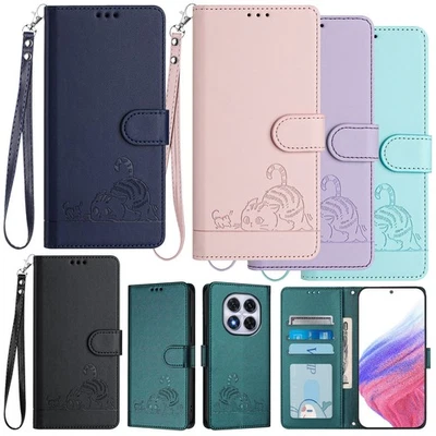 Flip Stand Leather Phone Case RFID Cover For Xiaomi 15 Ultra Redmi Note 14 13 12 - Image 1 of 4