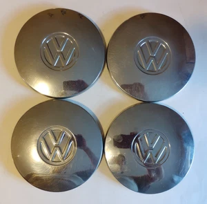VIntage Volkswagen Hubcap 6 inches Center Hub Cap  (4)  WOW - Picture 1 of 7