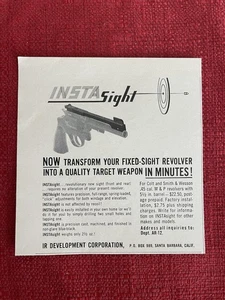 Vintage 1961 Print Ad Insta Sight For Colt & Smith & Wesson Revolvers Ad - Bild 1 von 3