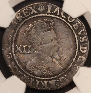 1605-06 Great Britain England 1 One Shilling Silver Coin - NGC VF 20 - S-2655 - Picture 1 of 4