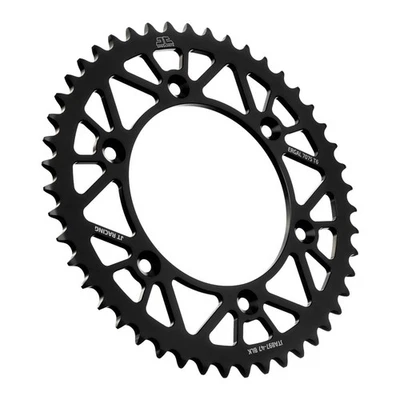 JT Racelite Aluminum Rear Sprocket 47 Tooth Black For KTM 200 XC-W 2006-2016 - Image 1 of 2