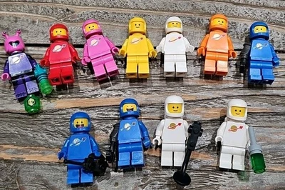 LEGO Minifigure Spaceman 11 Astronauts Classic Theme Colors, Movie 2 Orange, Etc - Image 1 of 4