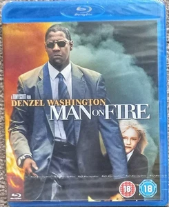 MAN ON FIRE (Rare UK Blu Ray, New & Sealed, Denzel Washington, Tony Scott, R0) - Picture 1 of 1