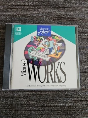 Microsoft Works Multimedia Edition Vsn 3.0 CD for Windows 3.1 Or Later Untested  - Image 1 of 4