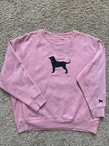 The Black Dog Kids Pink Crew Sweatshirt Size Large - Picture 1 of 5
