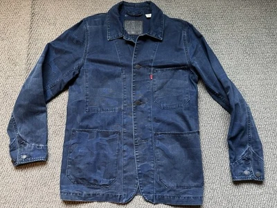 Chaqueta Levi's Chore de segunda mano para hombre azul marino utilitario ingeniero abrigo talla pequeña Foto 1 de 4