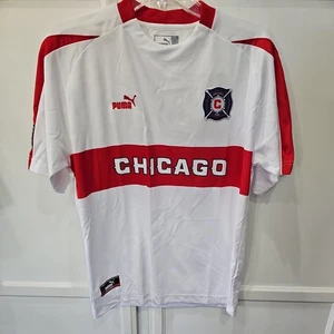 NOS Chicago Fire 2003-2004 XL Puma Soccer Jersey Away Kit Adult SMALL MLS - Picture 1 of 7