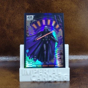 2022 Topps Star Wars Chrome Galaxy Enter: Darth Vader #50 Prism Refractor 15/75 - Picture 1 of 2