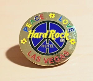Hard Rock Cafe HRC Pin Las Vegas Hotel Peace and Love - ORIGINAL - Picture 1 of 1