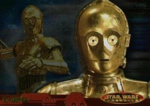 2001 Topps Star Wars Evolution Foil Trading card #14 C-3PO VF/NM - Picture 1 of 2