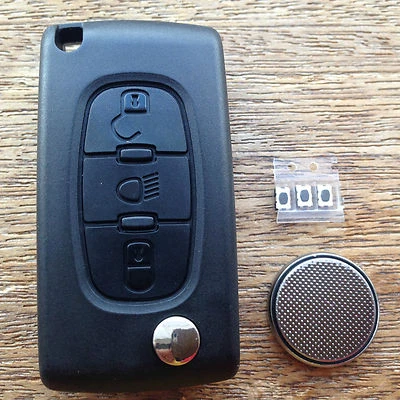 NON BRANDED PER CITROEN DISPATCH GRAND PICASSO 3 Pulsanti Flip Key Fob Case Kit Riparazione C4lsng