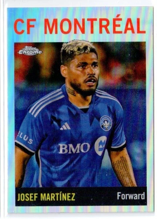 2024 Topps Chrome MLS - 1964 Topps Football Josef Martinez #64T-19 CF Montreal - Image 1 of 1