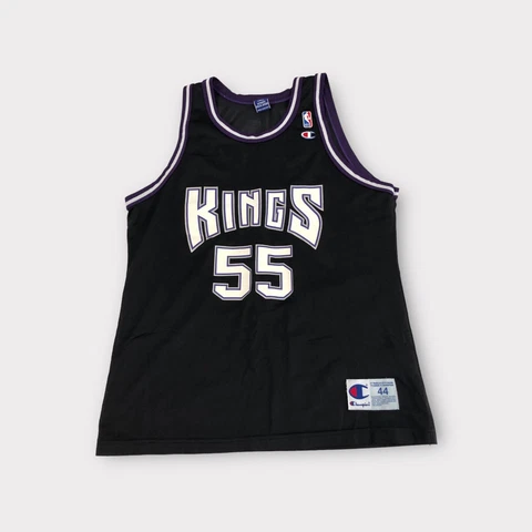 Vintage Black Champion Sacramento Kings Jason Williams Jersey Men's 44 L Large Cover