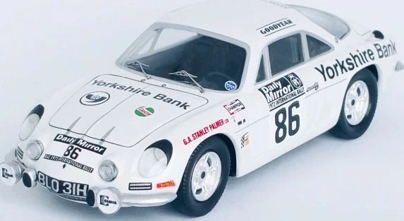 Trofeu Alpine Renault A110 RAC Rally 1972 escala 1:43 Jill Robinson/Dilys Rodgers Foto 1 de 1