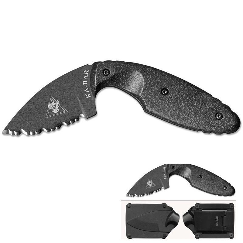 KA-BAR Black TDI Law Enforcement Serrated Edge Fixed Blade Knife Sheath 1481