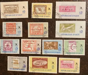 Edizione Olimpiadi di Haiti Sc#616, B, C, D, E, F, H, I, J, K, M, N, O Usato -Cat $15,50 - Foto 1 di 1
