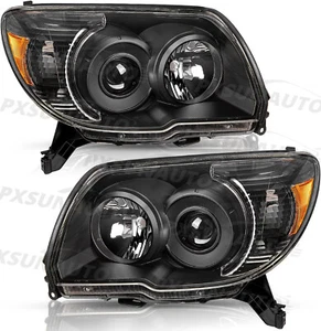 For 2006 2007 2008 2009 Toyota 4Runner Black Headlights Assembly Head Lamp - Picture 1 of 1