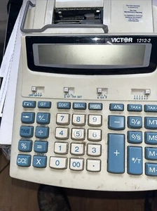 Victor 1212-2 Desktop Printing Calculator. Large LCD Display - Picture 1 of 4